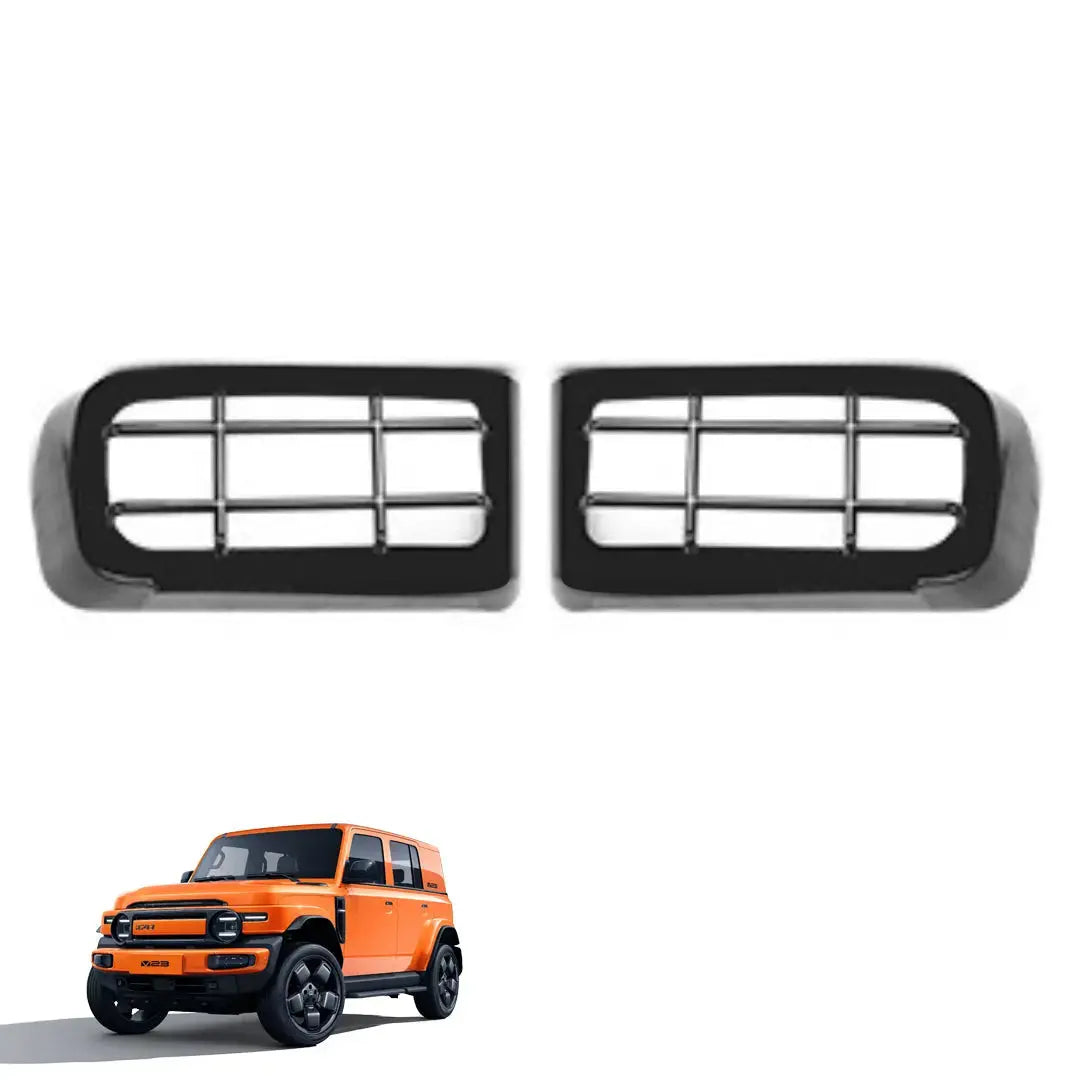 iCAUR V23 Gloss Black Taillight Surrounds Max Motorsport