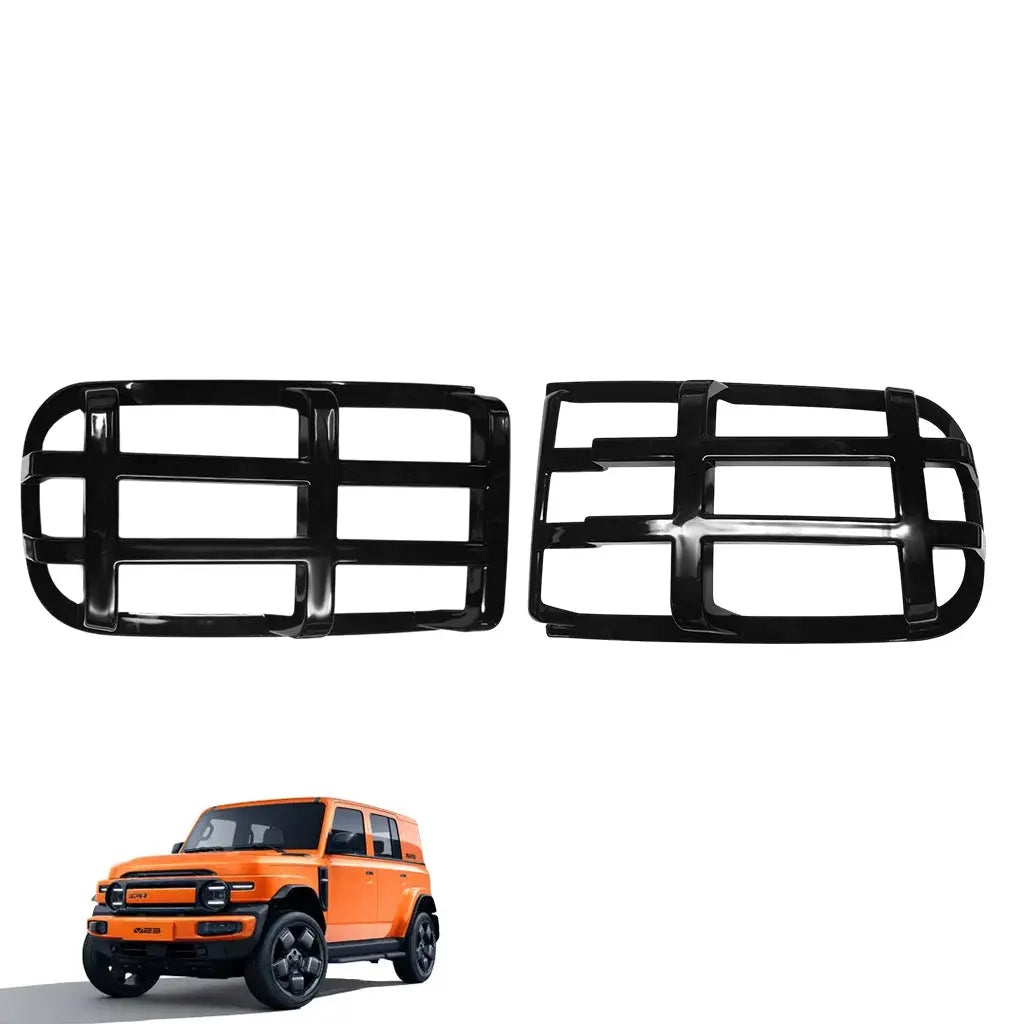 iCAUR V23 Gloss Black Taillight Surrounds Max Motorsport