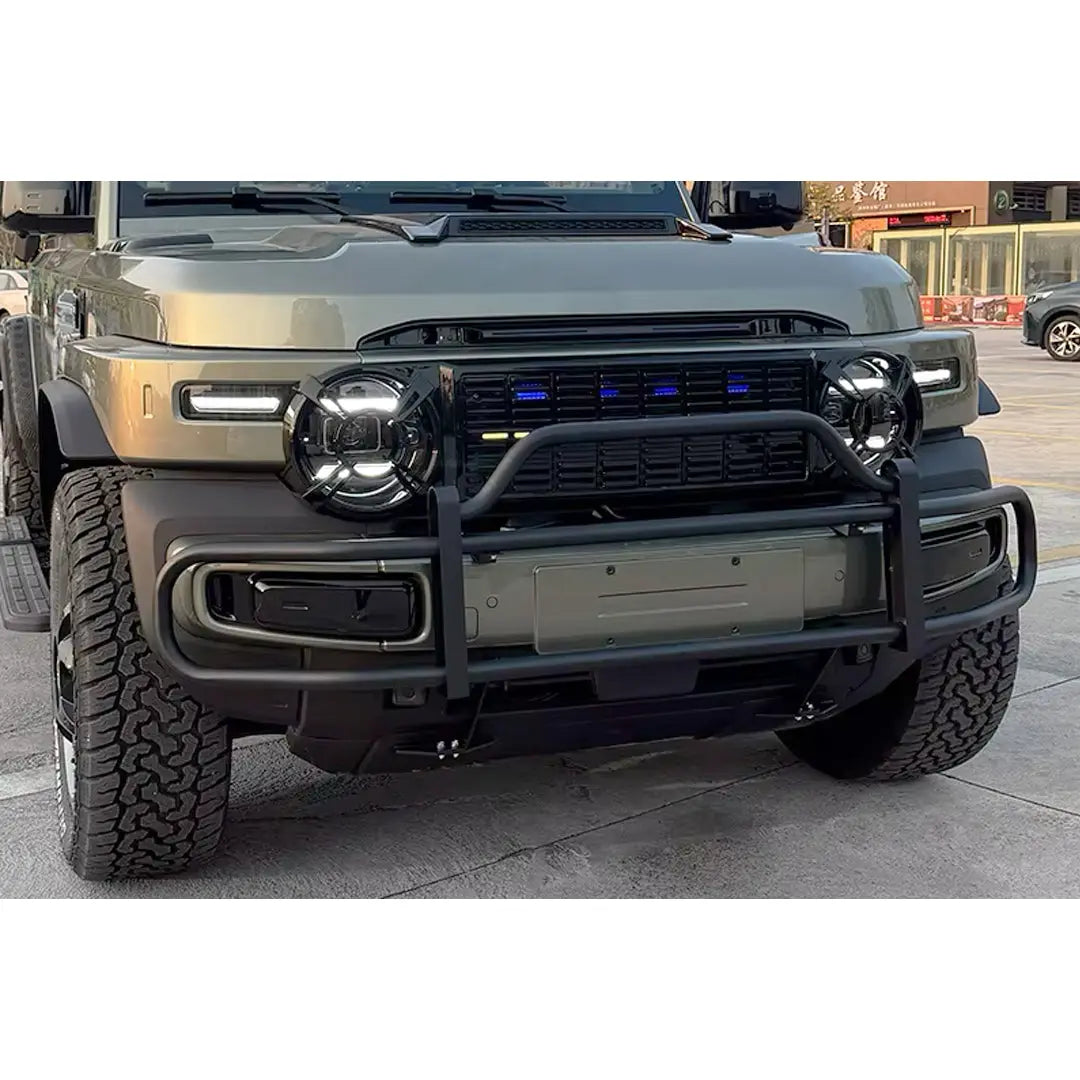 iCAUR V23 Off-Road Wrap Around Front Bumper Bull Bar Max Motorsport