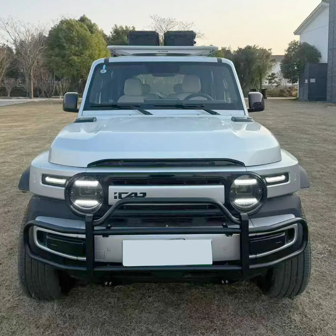 iCAUR V23 Off-Road Wrap Around Front Bumper Bull Bar Max Motorsport
