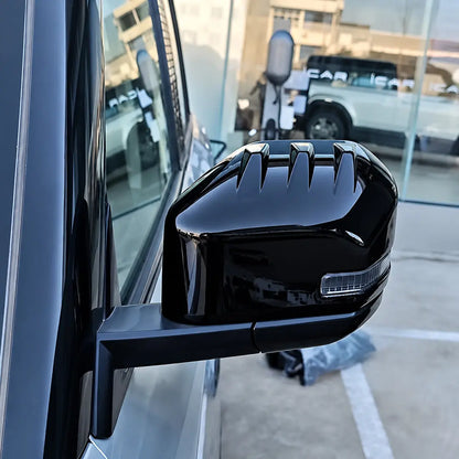iCaur 03T (25-On) Gloss Black Stick-On Mirror Covers Max Motorsport