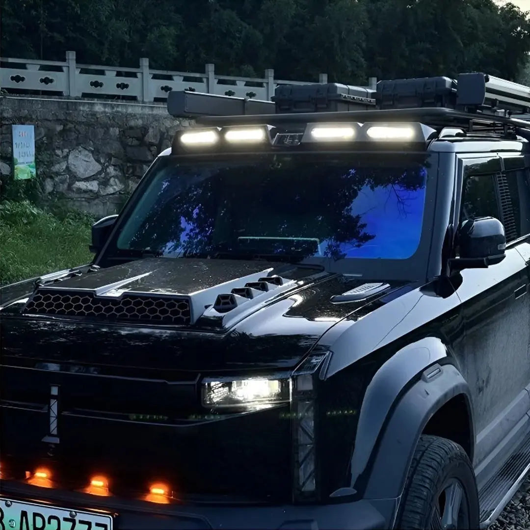 iCaur 03T (25-On) Urban Series Gloss Black 4-Pod LED Roof Light Max Motorsport