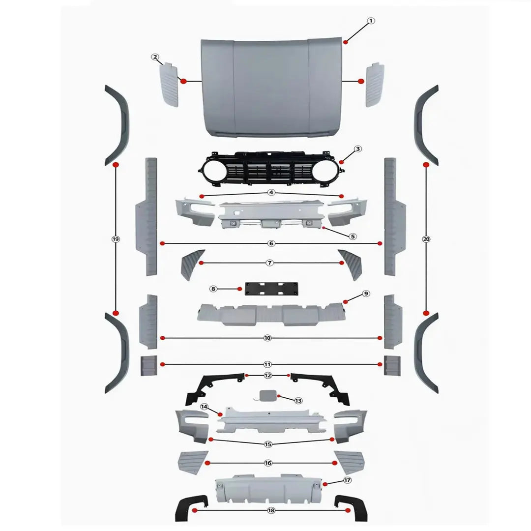 iCaur V23 Hussar Body Kit Max Motorsport