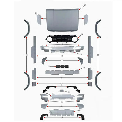 iCaur V23 Hussar Body Kit Max Motorsport