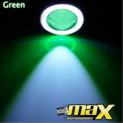 Universal Projector LED Angel Eye 7 Colour Fog Light