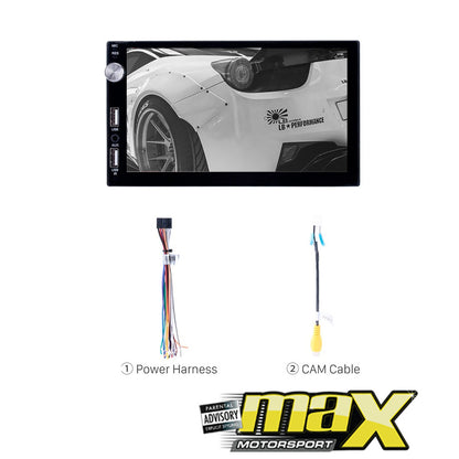 7" Touch Screen Double Din Mp5 Multimedia Player With Apple Car Play