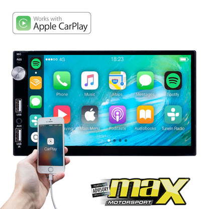 7" Touch Screen Double Din Mp5 Multimedia Player With Apple Car Play