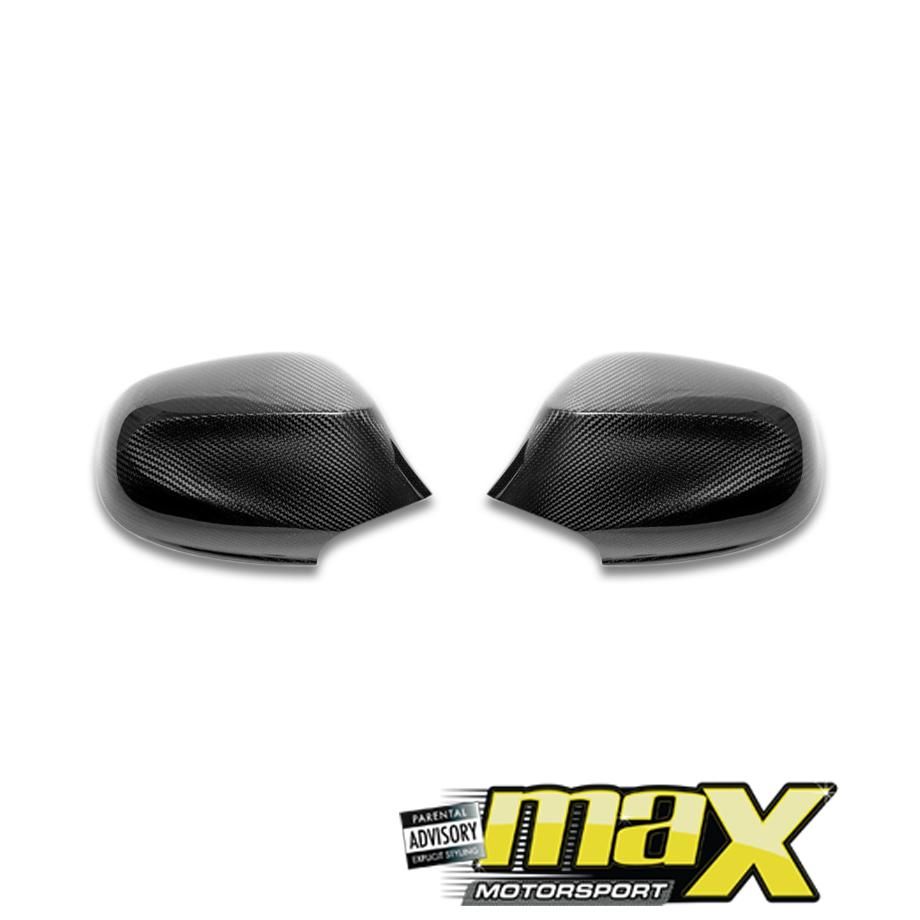 1 Series E82 Convertible (07-09) Carbon Fibre Side Mirror Covers maxmotorsports