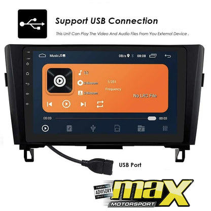 10.1 Nissan Xtrail (13-20) Android Entertainment & GPS System maxmotorsports