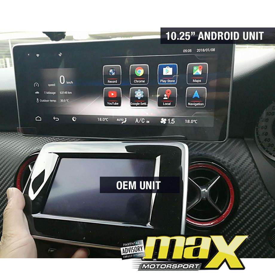 10.25" Benz A-Class / C-Class / CLA-Class Android Entertainment & GPS System maxmotorsports