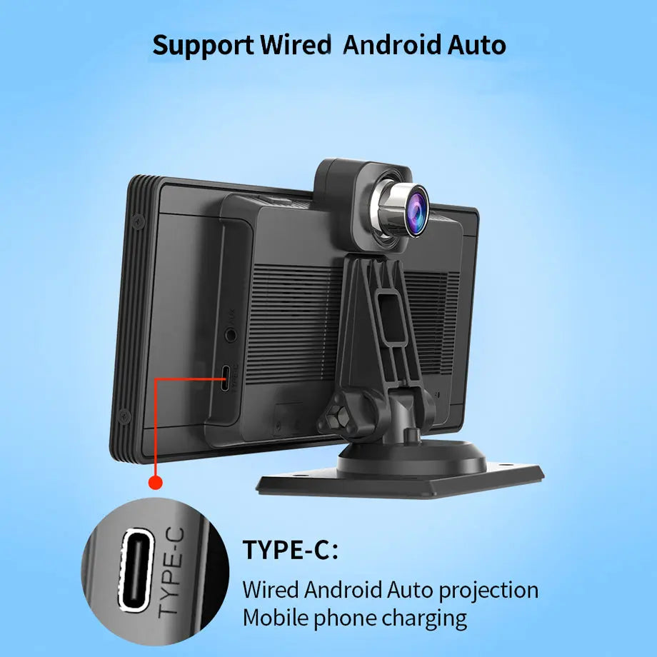 10.25 Inch 2-Way DVR Camera Screen With Carplay & Android Auto Max Motorsport