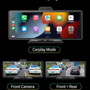 10.25 Inch 2-Way DVR Camera Screen With Carplay & Android Auto Max Motorsport