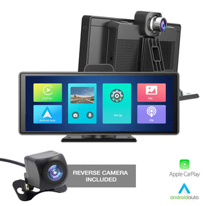10.26 Inch 2-Way DVR Camera Screen With Apple Carplay & Android Auto Max Motorsport