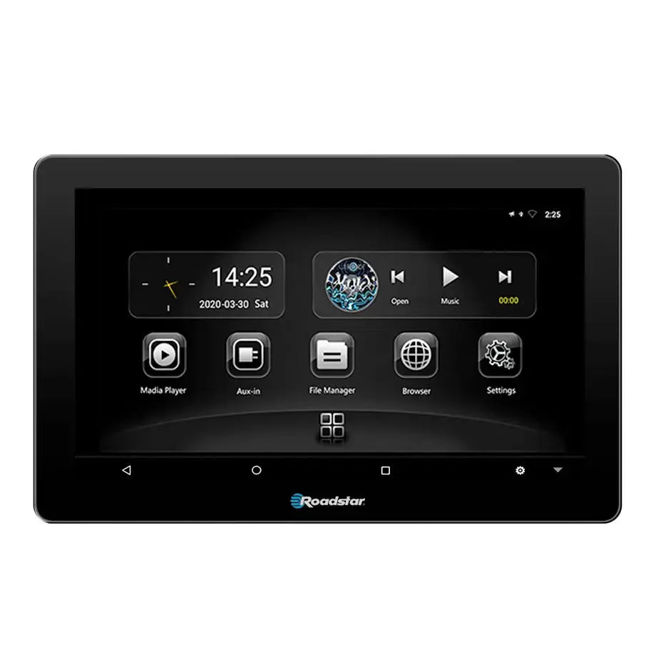 10.8" Roadstar Android Entertainment Headrest Tablet Screens With Bluetooth Headphones Roadstar