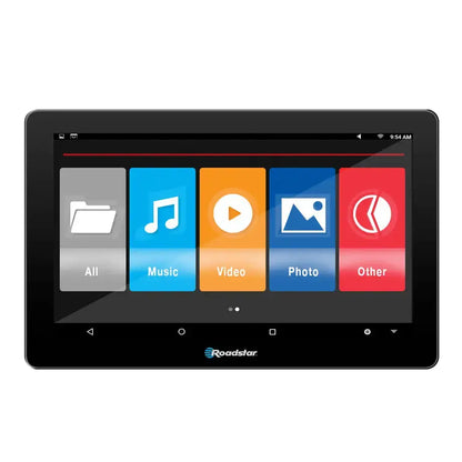 10.8" Roadstar Android Entertainment Headrest Tablet Screens With Bluetooth Headphones Roadstar