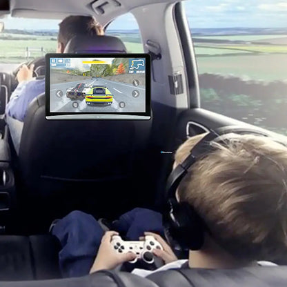 10.8" Roadstar Android Entertainment Headrest Tablet Screens With Bluetooth Headphones Roadstar