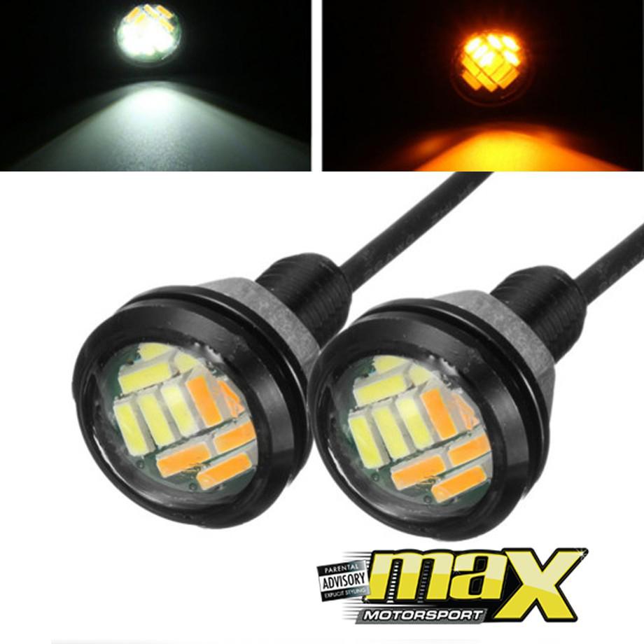 12 SMD 2-in1 Eagle Eye Bulb With Turning Signal maxmotorsports