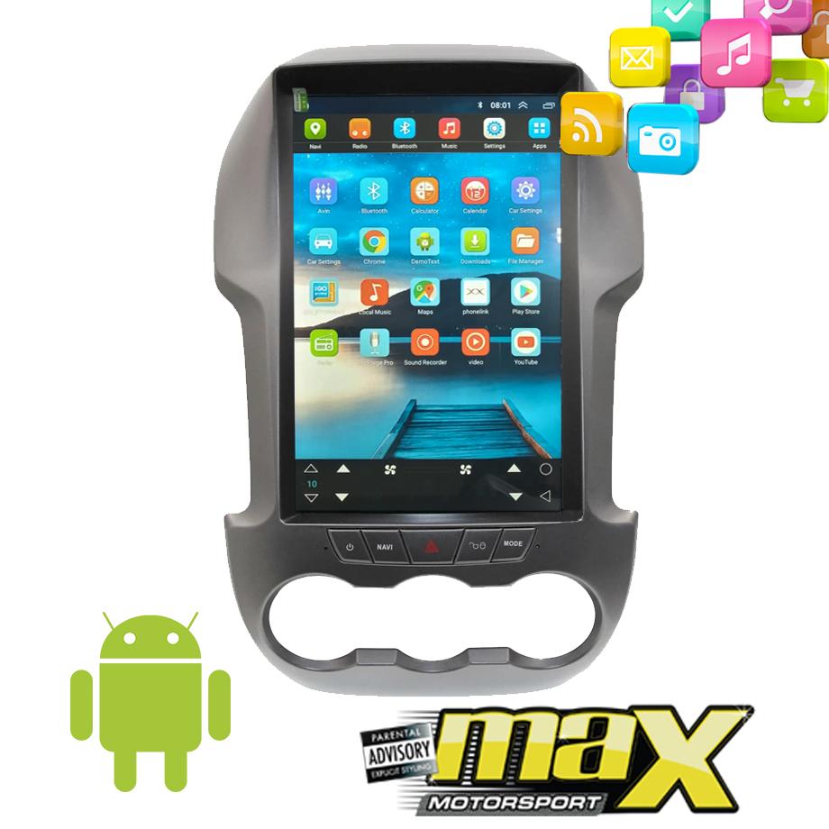 12.1 Inch Ranger T6 Tesla Style Android Entertainment System maxmotorsports