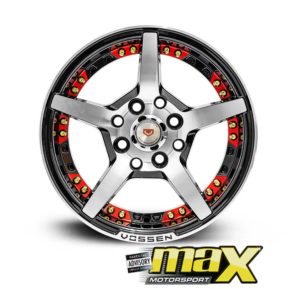 13 Inch Mag Wheel - MX153  Wheel - (4x100/114.3 PCD) Max Motorsport