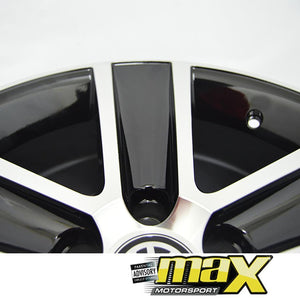 14 Inch Mag Wheel - Cross Polo Replica - MX5424 (5x100 PCD) maxmotorsports