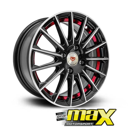 14 Inch Mag Wheel - MX407 VSN Wheel - (4x100 PCD) Max Motorsport