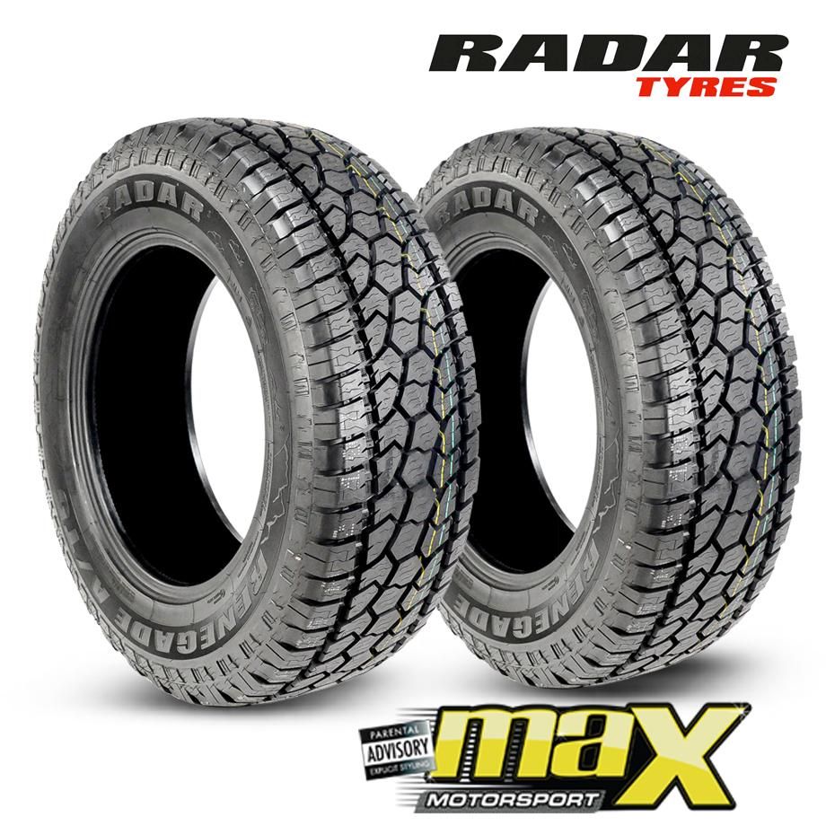 15 Inch Bakkie Tyre - Radar Renegade A5/5 (235/75/15) Max Motorsport