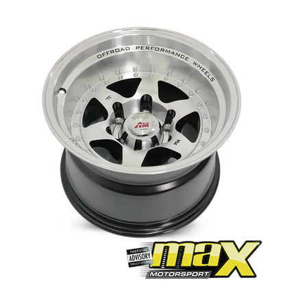 15 Inch Mag Wheel -  MX2156 - 10J Bakkie Wheels (6x139.7 PCD) Max Motorsport
