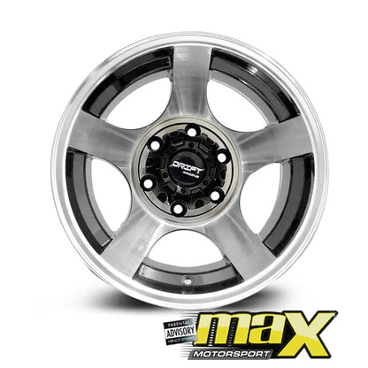 15 Inch Mag Wheel -  MX693 - 10J Bakkie Wheels (6x139.7 PCD) Max Motorsport