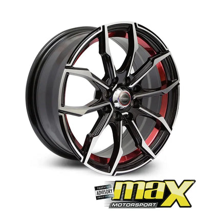 15 Inch Mag Wheel -  MXLH80 Wheel - (4x100/114.3 PCD) maxmotorsports