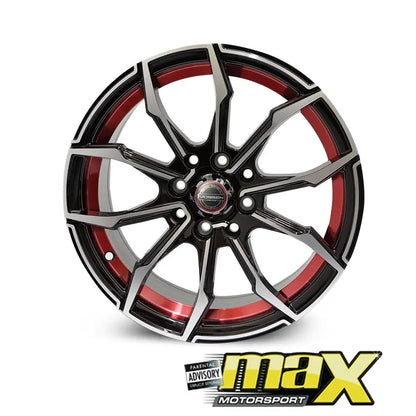 15 Inch Mag Wheel -  MXLH80 Wheel - (4x100/114.3 PCD) maxmotorsports