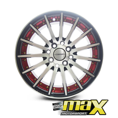 15 Inch Mag Wheel -  VSN MX953 Replica Wheel- 4x100/114.3 PCD maxmotorsports