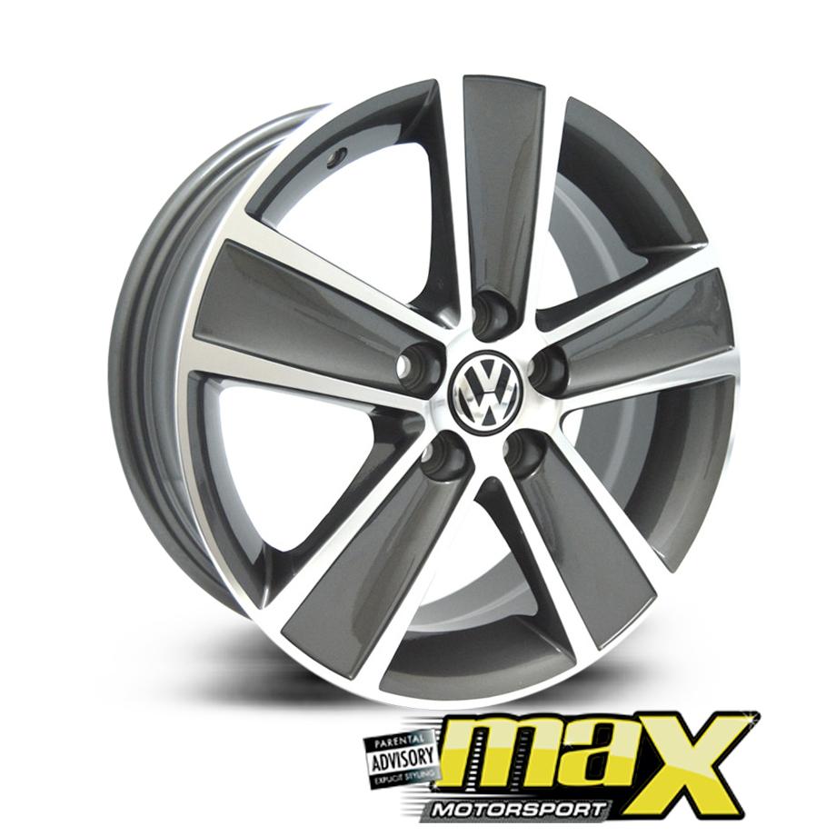 15 Inch Mag Wheel - Cross Polo Replica - MX5424 (5x100 PCD) maxmotorsports