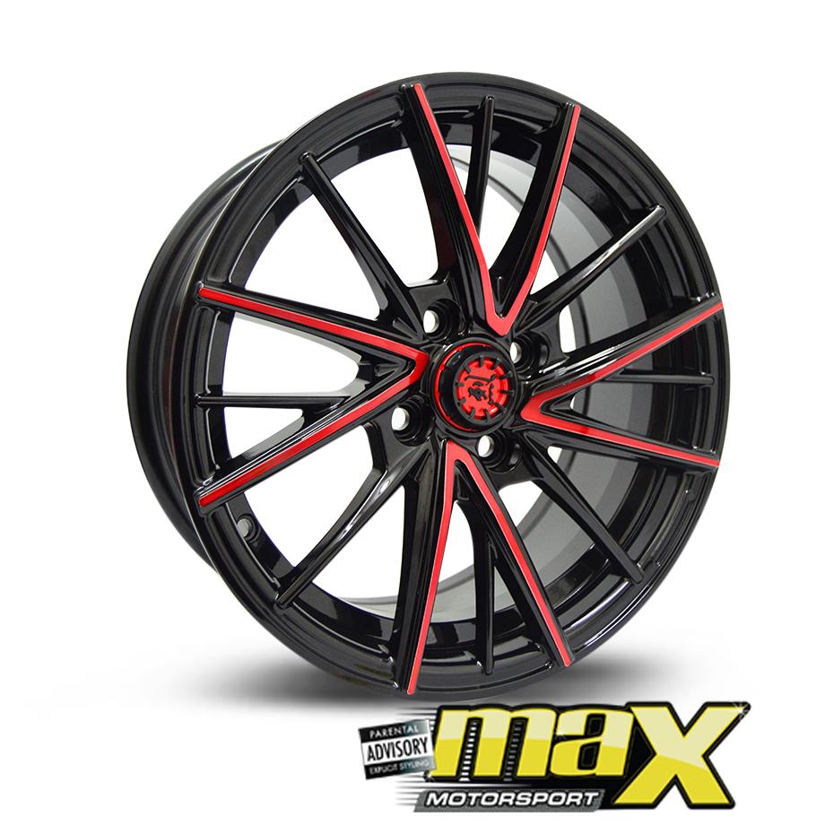 15 Inch Mag Wheel - MX1540-RSD2 Wheels (4x100 PCD) maxmotorsports