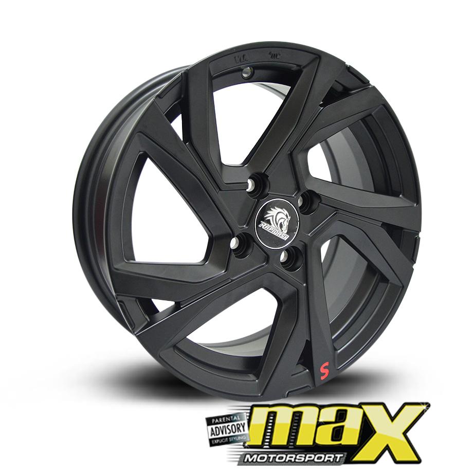 15 Inch Mag Wheel - MX1554-MB Wheels (4x100 PCD) maxmotorsports