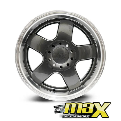 15 Inch Mag Wheel - MX5709 Wheel (4x100 / 114.3 PCD) Max Motorsport