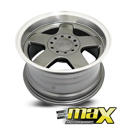 15 Inch Mag Wheel - MX5709 Wheel (4x100 / 114.3 PCD) Max Motorsport