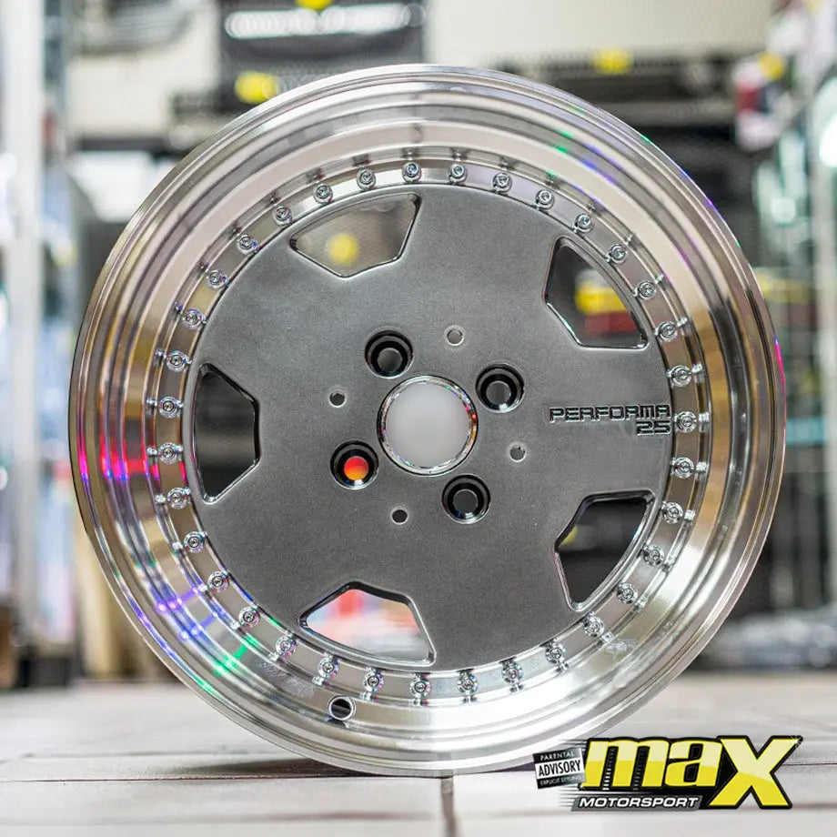 15 Inch Mag Wheel - MX5852 Monoblock Wheel - (4x100 PCD) – Max Motorsport