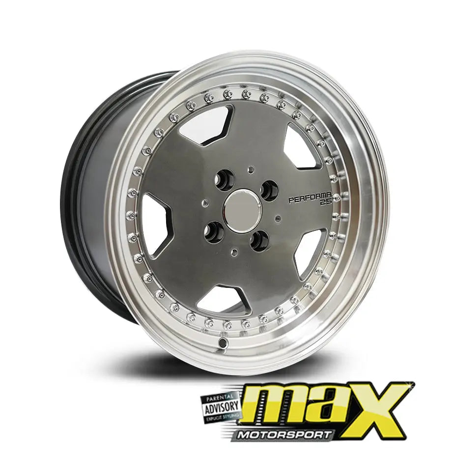 15 Inch Mag Wheel - MX5852 Monoblock Wheel - (4x100 PCD) – Max Motorsport