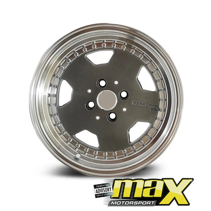 15 Inch Mag Wheel - MX5852 Wheel-  (4x100 PCD) maxmotorsports