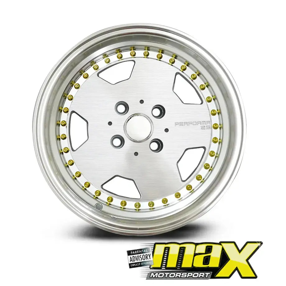 15 Inch Mag Wheel - MX5852 Wheel-  (4x100 PCD) maxmotorsports