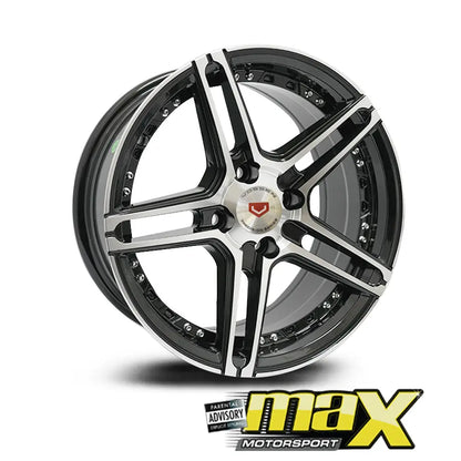 15 Inch Mag Wheel - MX652 Wheel (4x100 PCD) Max Motorsport