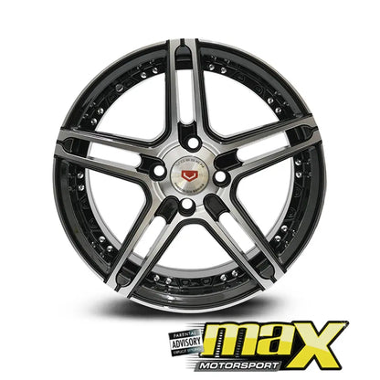 15 Inch Mag Wheel - MX652 Wheel (4x100 PCD) Max Motorsport