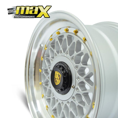 15 Inch Mag Wheel - MX686 Porsche Mesh Replica Wheel (4x100/114.3 PCD) maxmotorsports