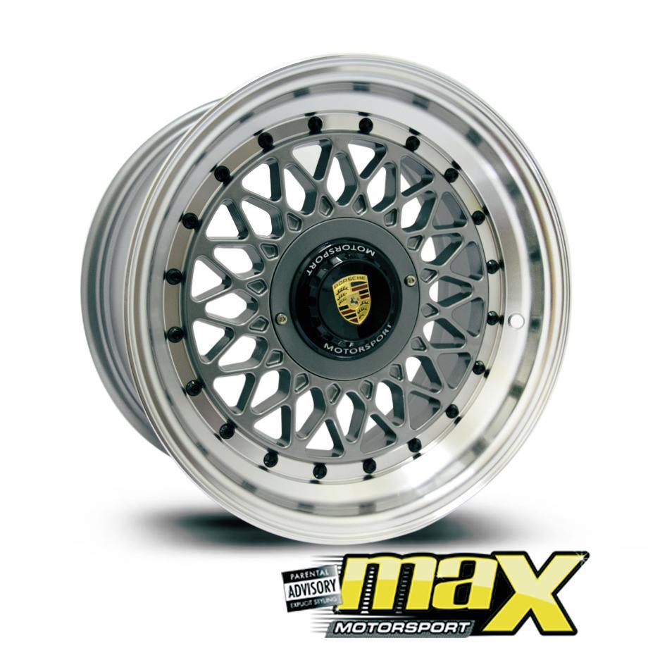 Mesh Rims Racing 15 Inch Mag Wheel - MX686 Porsche Mesh Wheel (4x100/114.3 PCD) – Max ...