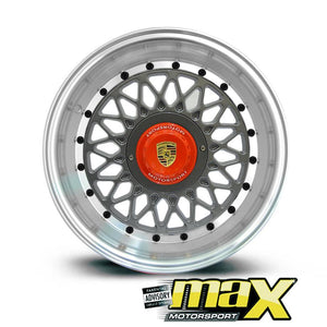 15 Inch Mag Wheel - MX686 Porsche Mesh Replica Wheel (5x100 PCD) maxmotorsports