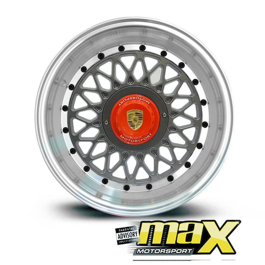 15 Inch Mag Wheel - MX686 Posch Mesh Replica Wheel (4x100 PCD) maxmotorsports