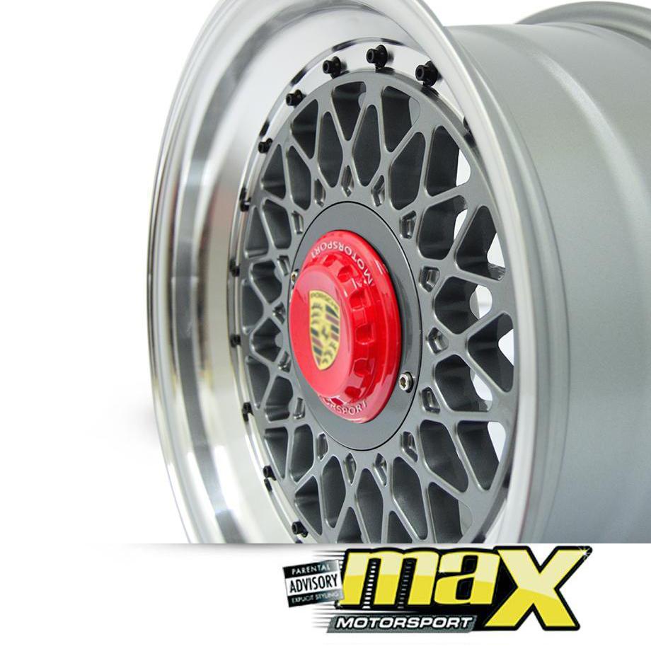 15 Inch Mag Wheel - MX686 Posch Mesh Replica Wheel (4x100 PCD) maxmotorsports