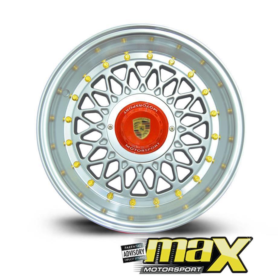 15 Inch Mag Wheel - MX686 Posch Mesh Replica Wheel (4x100 PCD) maxmotorsports