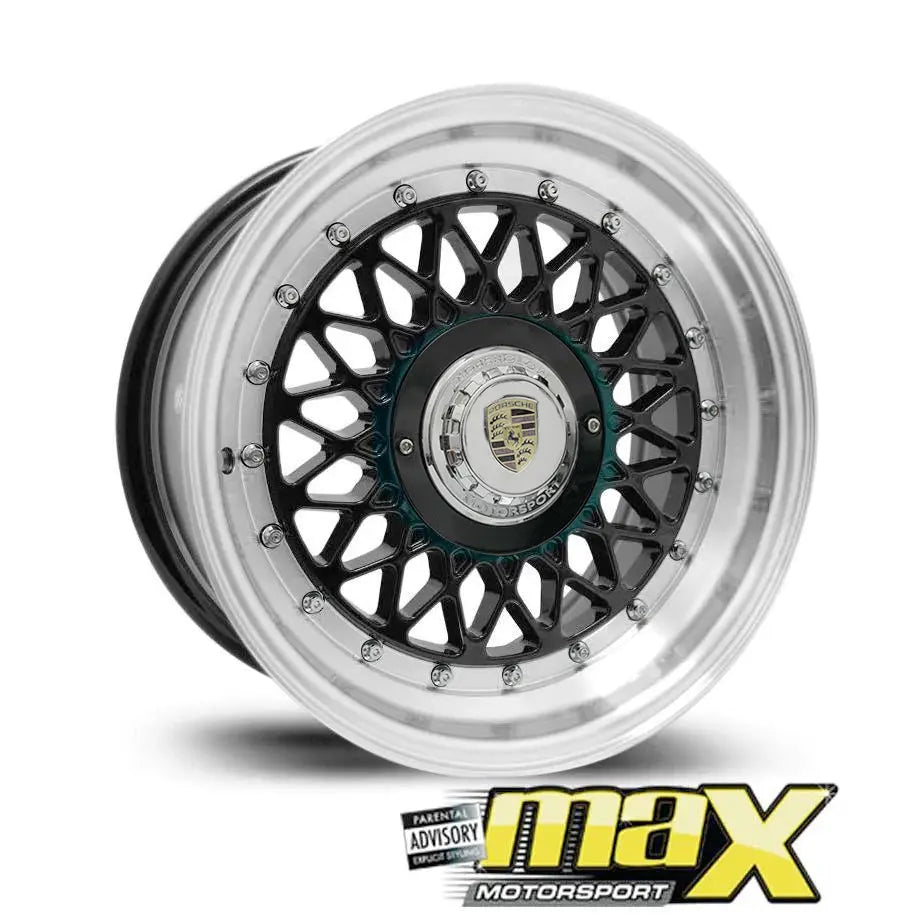 Mesh Style Rims 15 Inch Mag Wheel - MX686 Posch Mesh Style Wheel (4x100 / 4x114.3 PCD ...