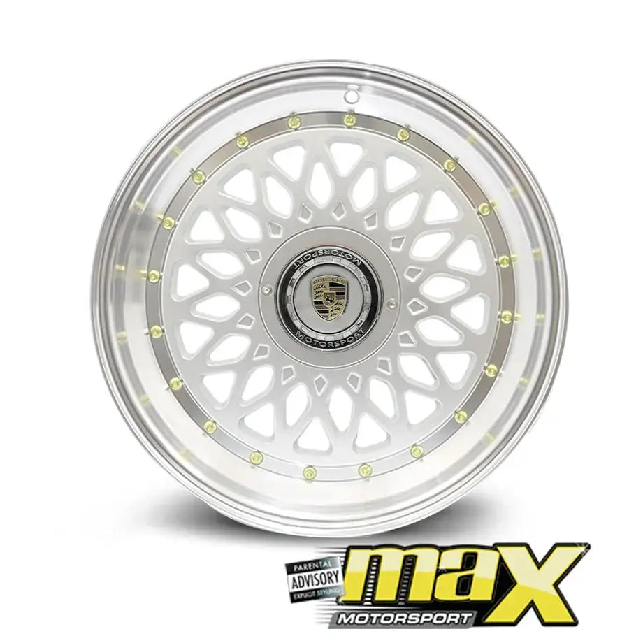 15 Inch Mag Wheel - MX686 Posch Mesh Style Wheel (4x100 / 4x114.3 PCD) maxmotorsports
